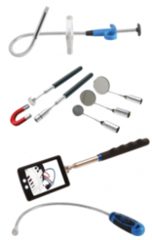 Magnetic lifters, pick-up tools & mirrors