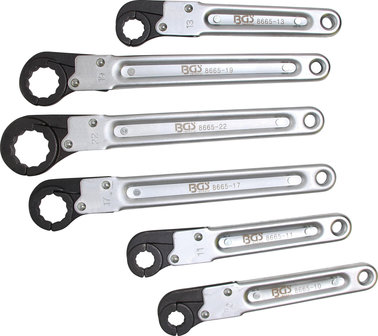 Line Ratchet Wrench Set 6-pcs