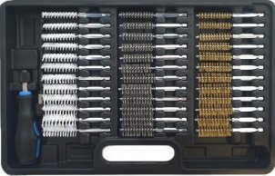 Wire Brush Set Brass Steel &amp; Nylon Rotary Brushes