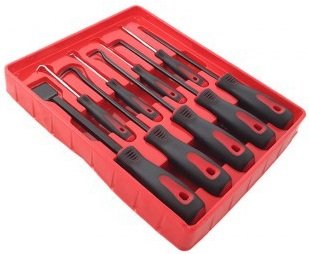 Heavy Duty Pick, Hook &amp; Scraper Set 9pc