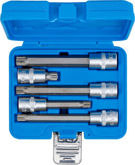 Bit Socket Set 12.5 mm (1/2) drive Spline 5 pcs.