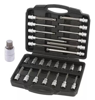 Spline hexagon torx socket set 1/2 88-pcs XXL