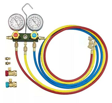 Aluminum R1234yf Auto A / C manifold gauge set