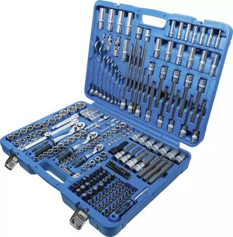 Socket Set 6.3 mm (1/4) / 10 mm (3/8) / 12.5 mm (1/2) drive 213 pcs