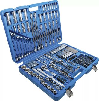 Socket Set 6.3 mm (1/4) / 10 mm (3/8) / 12.5 mm (1/2) drive 213 pcs