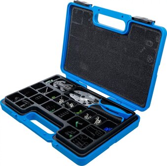 220-piece Crimping Pliers Set with waterproof Delphi&reg; Connector Parts