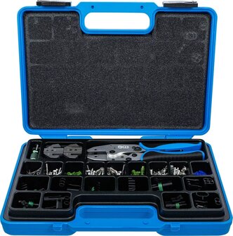 220-piece Crimping Pliers Set with waterproof Delphi&reg; Connector Parts