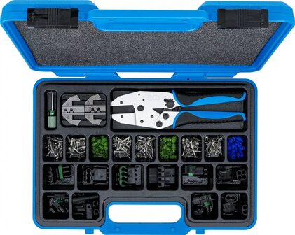 220-piece Crimping Pliers Set with waterproof Delphi&reg; Connector Parts