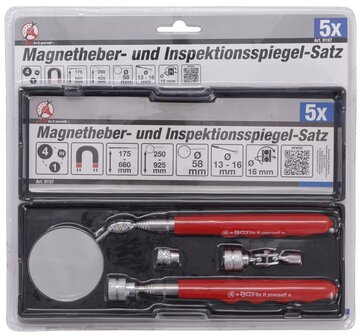 Magnetic Pick-Up Tool and Inspection Mirror Set