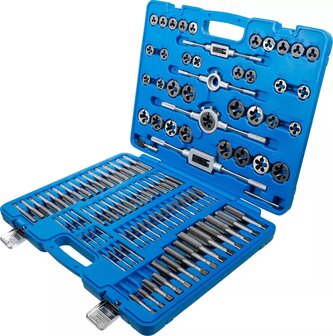 Tap and Die Set metric/Inch sizes 110 pcs