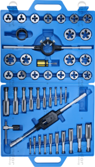 Tap and Die Set 45-pcs tungsten steel M6-24