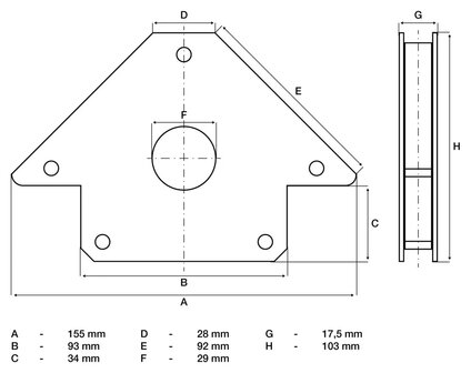 Powerful Magnetic Holder 20 kg