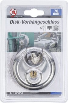 Disc Padlock, 70 mm