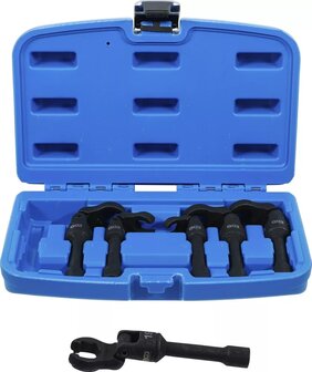 Crowfoot Spanner Set 10 mm (3/8) Drive with Joint 6 pcs