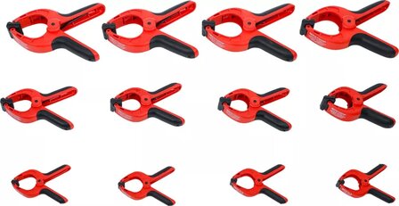 Clamps Set Nylon 85 - 160 mm 12 pcs