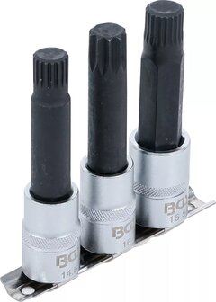 3-piece Special Socket Set for BMW Rim Locks