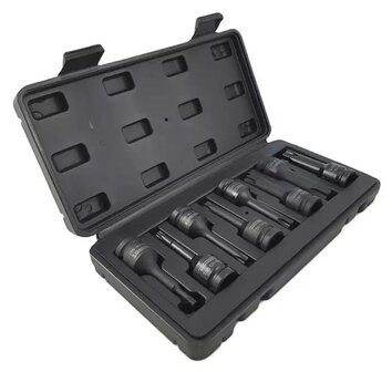 Power sockets set 1/2 Torx 8-piece