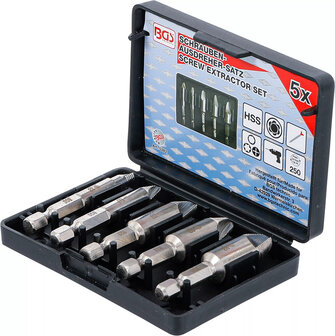 5-piece Screw Extractor Set