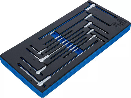 Screwdriver Set with Sliding T-Handle T-Star (for Torx) T10 - T50 9 pcs