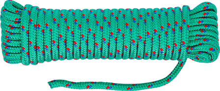 Plastic Rope / All-Purpose Rope 6 mm x 10 m green