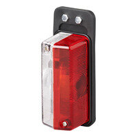 Front light red/white 92x42mm on holder