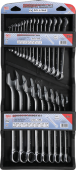 Combination Spanner Set | Inch sizes | 1/4 - 1.1/4 | 25 pcs.