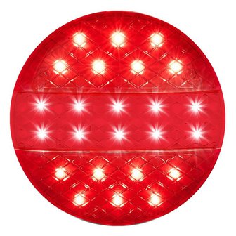 Rear lamp 12/24V 3 function 140mm STF LED