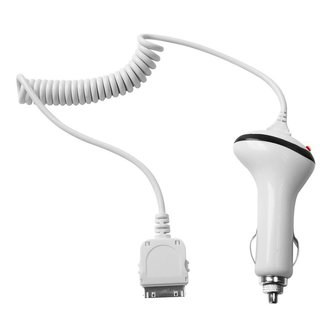 Car charger 12V/24V for iPhone/iPod