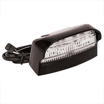 Number plate lamp 12/24V 70x42mm LED 2P. for 343871/72