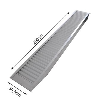 Loading ramp aluminium 200x30,5cm 1655kg per piece