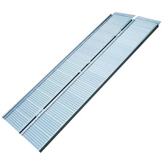 Loading ramp aluminium foldable for wheelchair 122x73cm 270kg