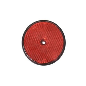 Reflector red 80mm screw-on 