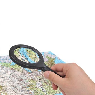 Magnifying glass with COB LED light