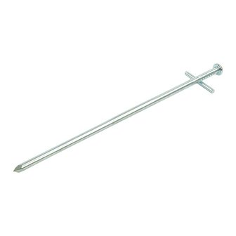 Rock peg 23cm metal with weld-on cross pin