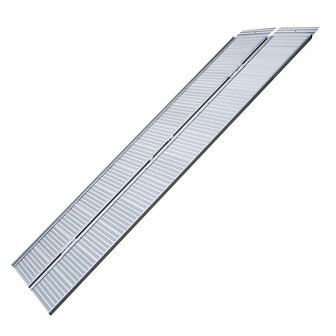 Loading ramp aluminium foldable for wheelchair 183x73cm 270kg