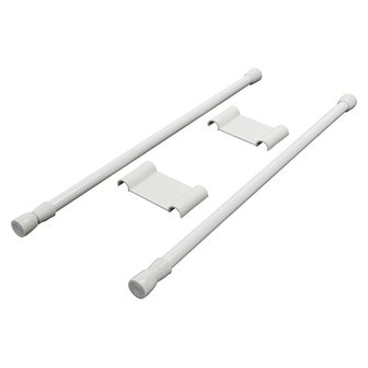 Double cupboard bar extendible 41-71cm