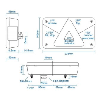 Asp&ouml;ck Multipoint V rear lamp left