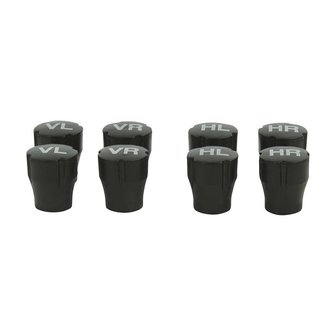 Tyre marker set valve caps 8 pieces