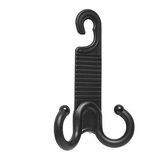 Headrest hanger with double hook set of 2 pieces