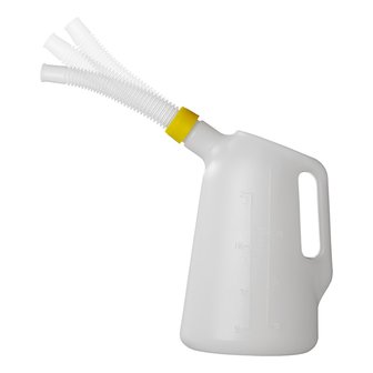 Oil flask with flexible spout 2 liter