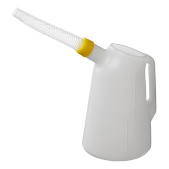 Oil flask with flexible spout 3 liter