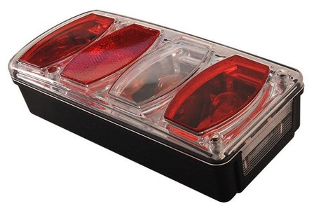 Rear lamp 6 function 222x100mm left