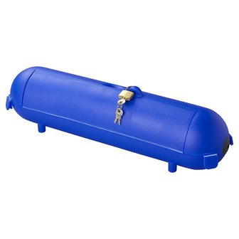 Safe box for CEE plug and coupler blue