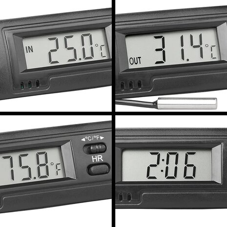 In-/ out thermometer model 2