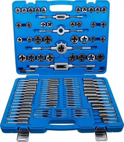 Tap and Die Set metric/Inch sizes 110 pcs