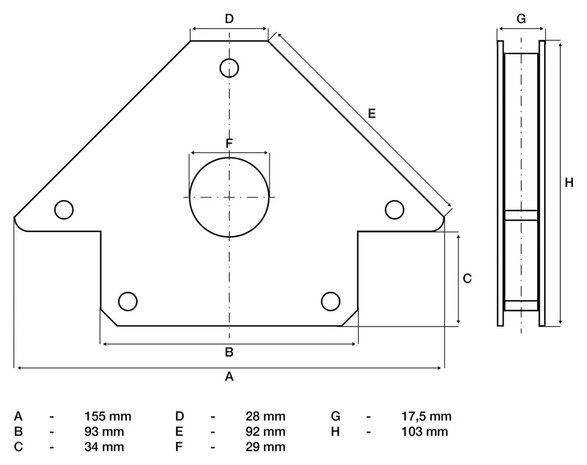 Powerful Magnetic Holder 20 kg