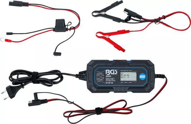 Digital Battery Charger 6/12 V 4 A