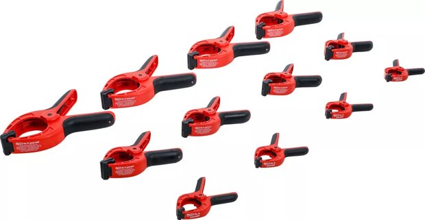 Clamps Set Nylon 85 - 160 mm 12 pcs