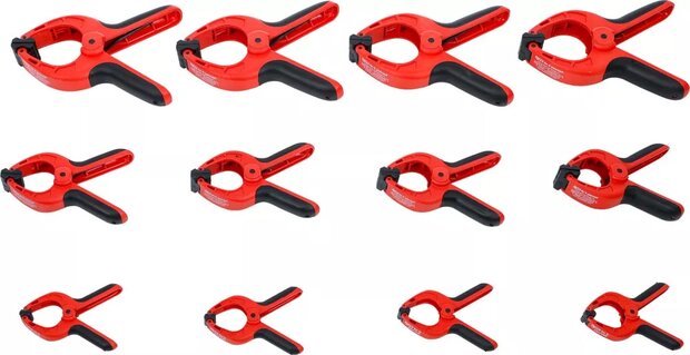 Clamps Set Nylon 85 - 160 mm 12 pcs