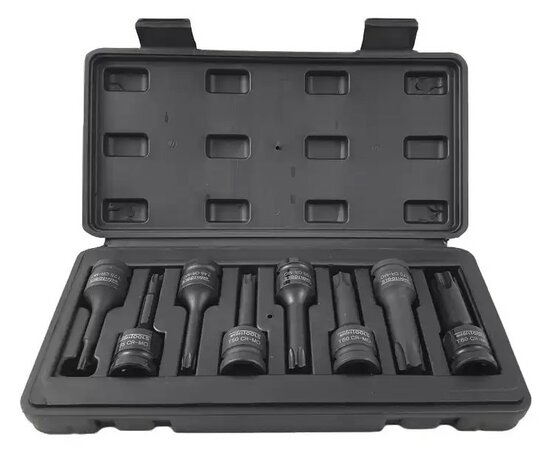 Power sockets set 1/2 Torx 8-piece